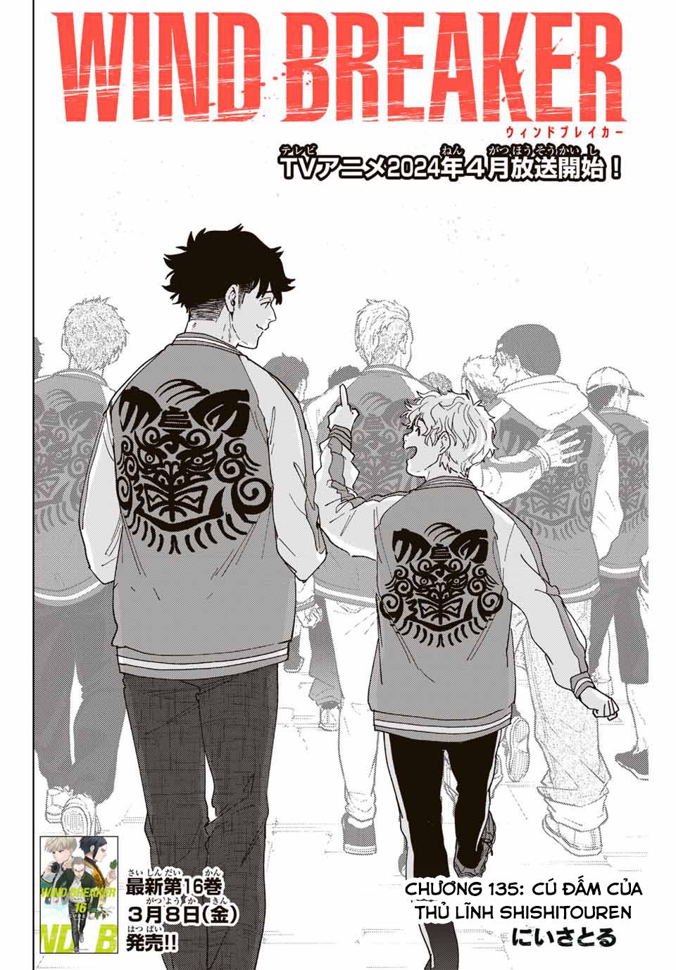 Wind Breaker (Nii Satoru) Chap 135 - Next Chap 136